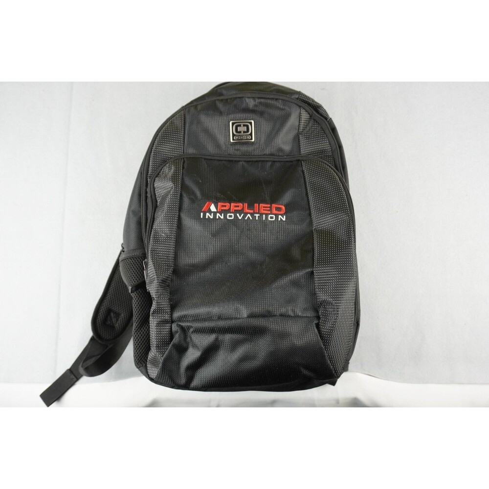 OGIO Roamer Black Backpack w/ Laptop Protective Pocket Applied Inno. Embroidered